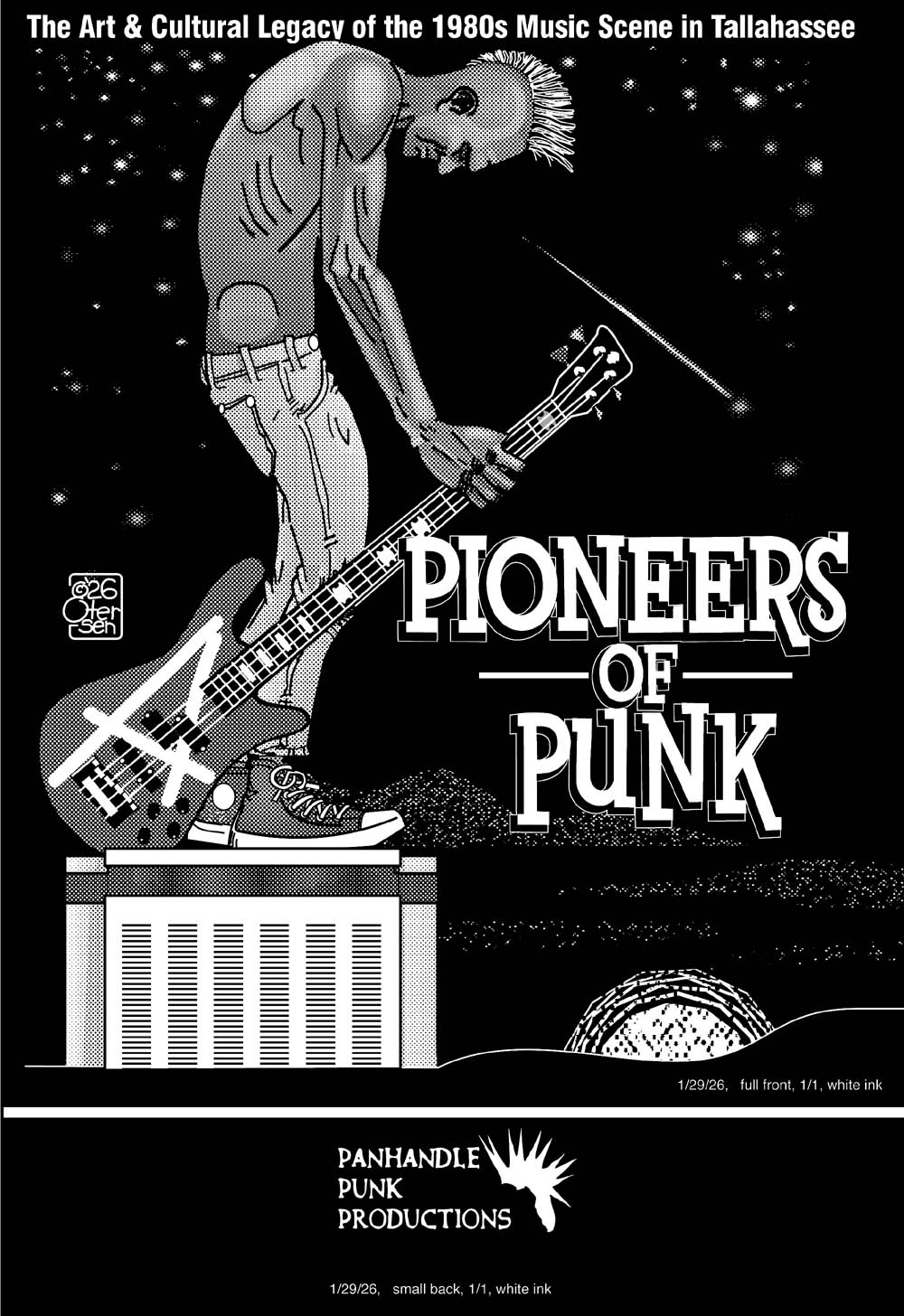 Tallahassee Punk Pioneers T shirt