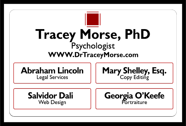 Tracey Morse sign