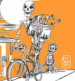 Halloween skeleton